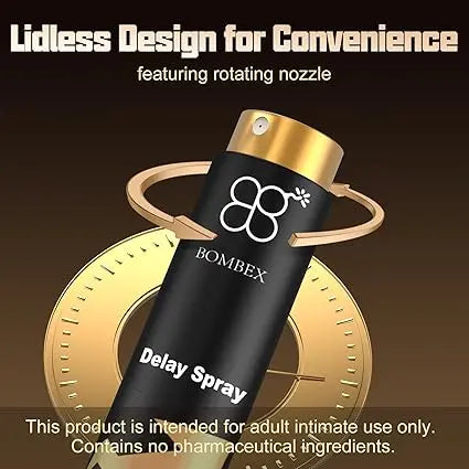 BOMBEX Delay Sprayer for Long Last Men, Personal Care Formula for Extended Moments VITALUX